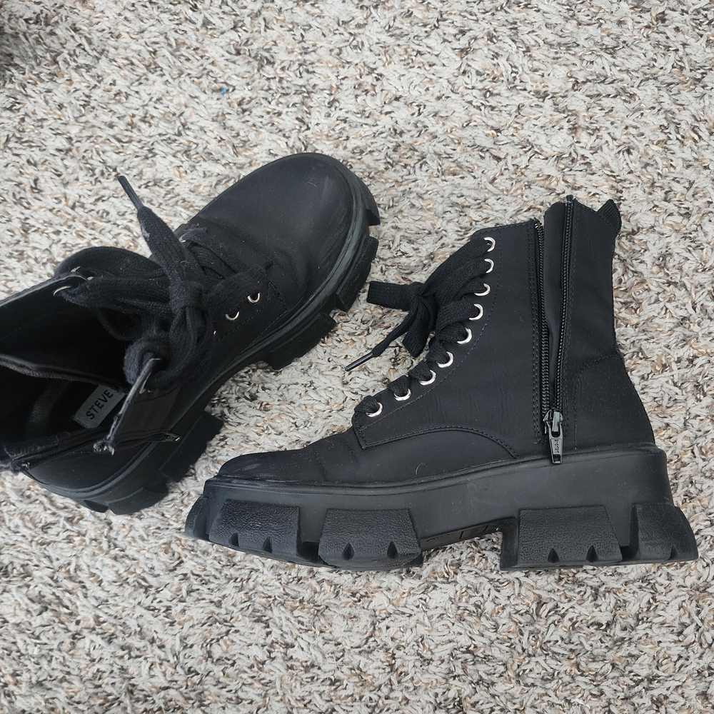 Thor Black Women's Combat Boots